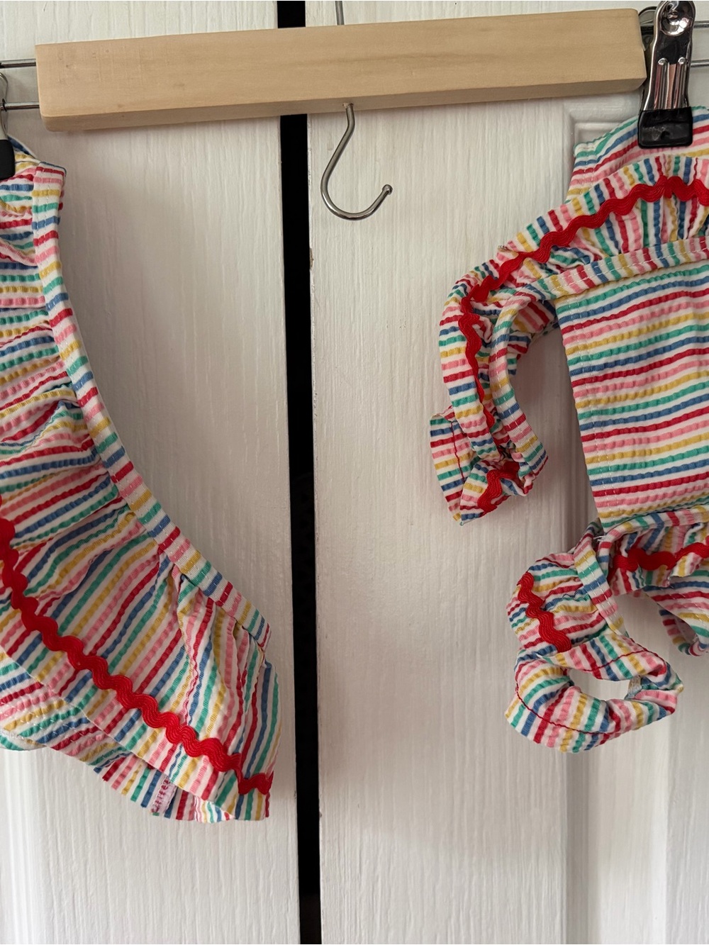 Toddler Girls' Rainbow Stripe Bikini Set